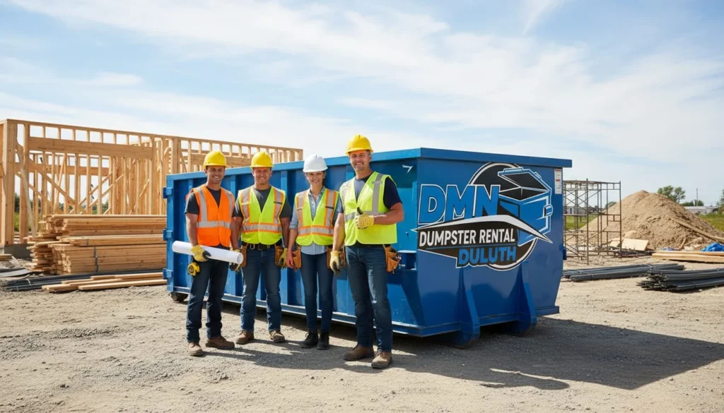 Staff with DMN Dumpster Rental Duluth