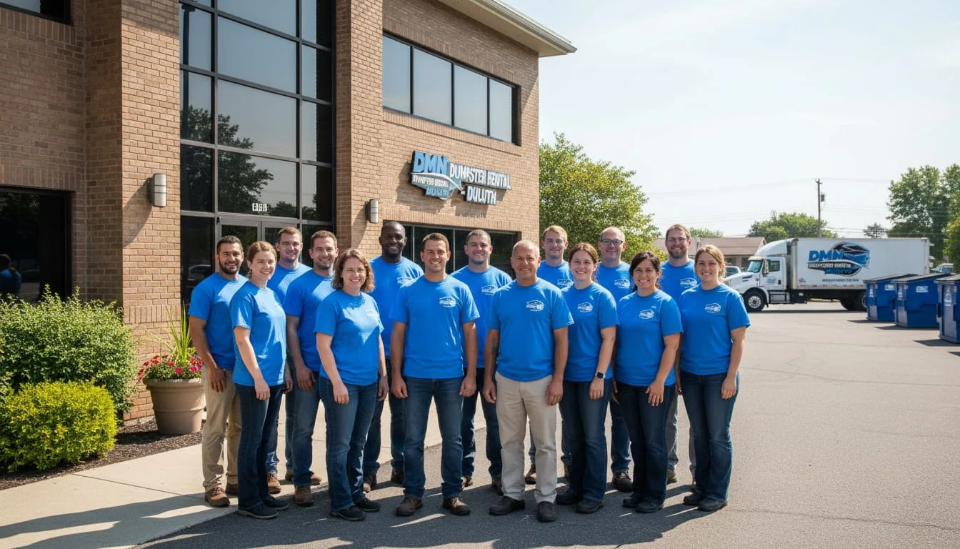 staff at office DMN Dumpster Rental Duluth